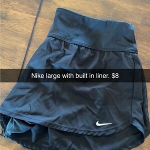 Nike Women's Black Athletic Shorts